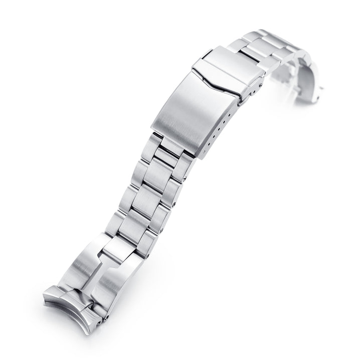 SEIKO精工水鬼SKX013專用代用剃刀型鋼錶帶潛水款實心V形帶扣拉砂