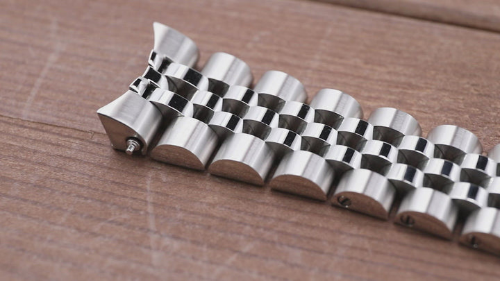 SEIKO 精工水鬼 SKX007 SKX009 SKX011 代用鋼錶帶 安哥斯五珠 不鏽鋼 V形潛水扣專用帶