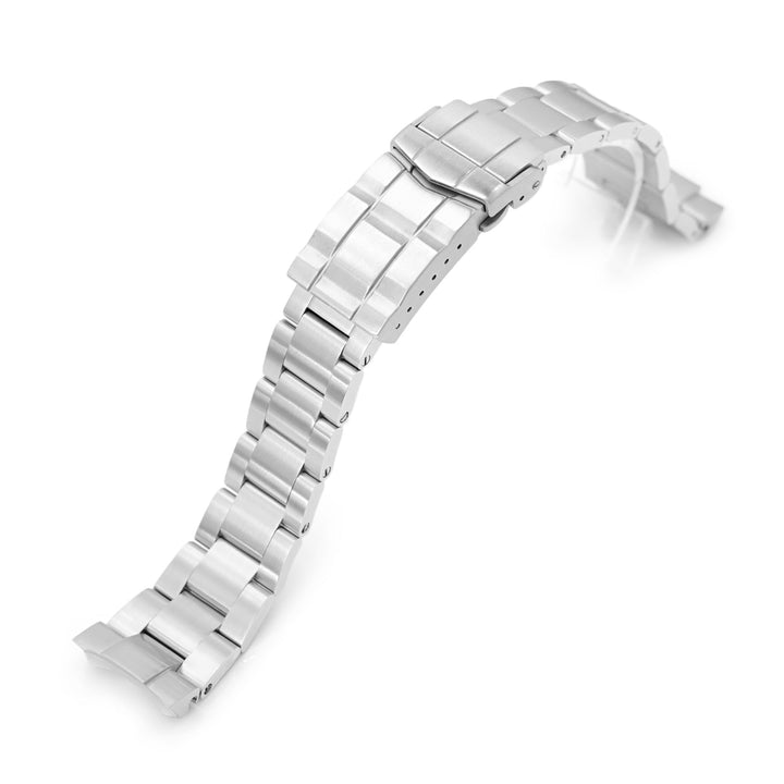 精工Seiko Speed Timer 太陽能計時碼錶SSC813P1代用鋼錶帶 超級三板式| 太空人錶帶
