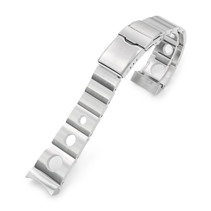 SEIKO 5 精工5號 Sports 機械自動上鍊40mm水鬼 SRPE51 SRPE53 SRPG35 代用錶帶 圓環賽車款II 不鏽鋼 Baton潛水扣專用帶