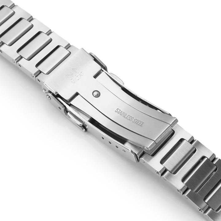SEIKO 5 精工5號 Sports 機械自動上鍊40mm水鬼 SRPE51 SRPE53 SRPG35 代用錶帶 圓環賽車款II 不鏽鋼 Baton潛水扣專用帶