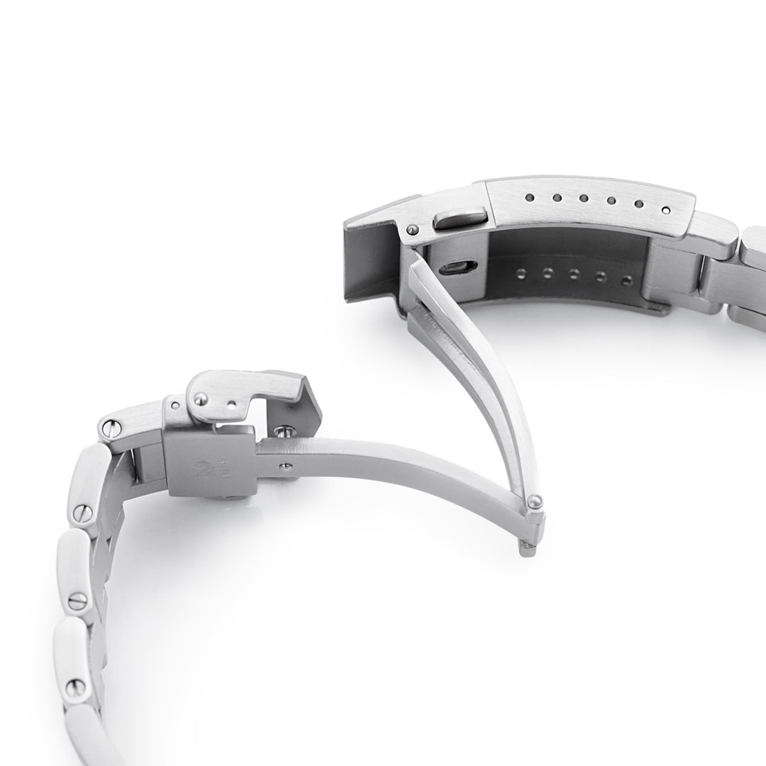 SEIKO 精工現代復刻62MAS SBDC051 SBDC053 SBDC055 代用錶帶 超級3D三板式 不鏽鋼 V形潛水扣專用帶