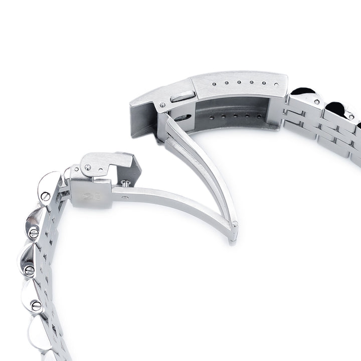 SEIKO 精工水鬼 SKX007 SKX009 SKX011 代用鋼錶帶 安哥斯五珠 不鏽鋼 V形潛水扣專用帶