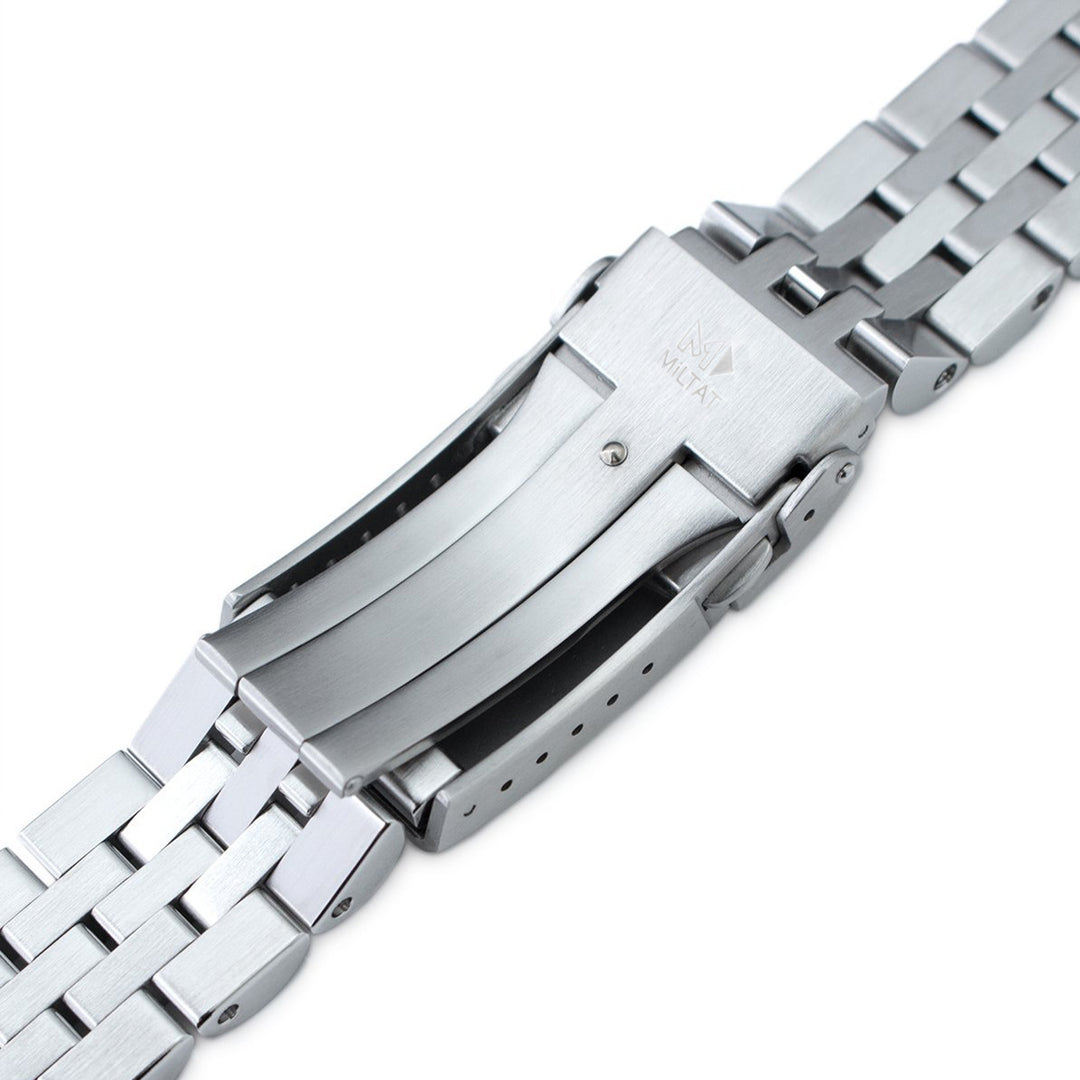 SEIKO 精工水鬼 SKX007 SKX009 SKX011 代用鋼錶帶 安哥斯五珠 不鏽鋼 V形潛水扣專用帶
