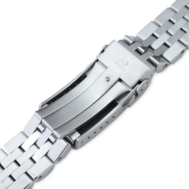 SEIKO 精工水鬼 SKX007 SKX009 SKX011 代用鋼錶帶 安哥斯五珠 不鏽鋼 V形潛水扣專用帶