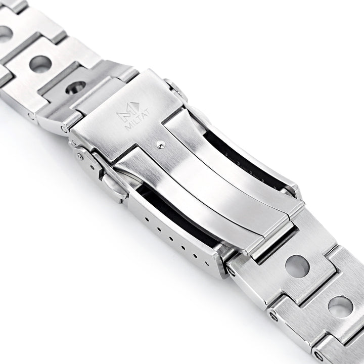 SEIKO 精工復刻鮑魚 SRP777 SRP775 SRPA21 (PADI) 代用鋼錶帶 圓環賽車款 不鏽鋼 V形潛水扣專用帶