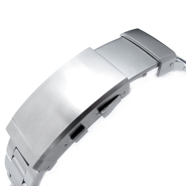 SEIKO精工SKX023代用錶帶 超級三板式不鏽鋼拉砂錶帶 潛水衣棘齒扣