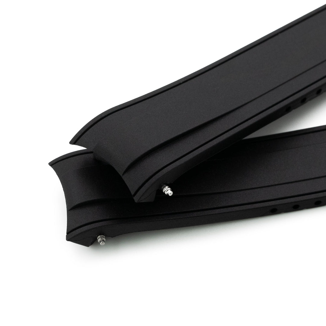 StrapXPro - SX1A Rubber Strap for Seiko SKX007, Black